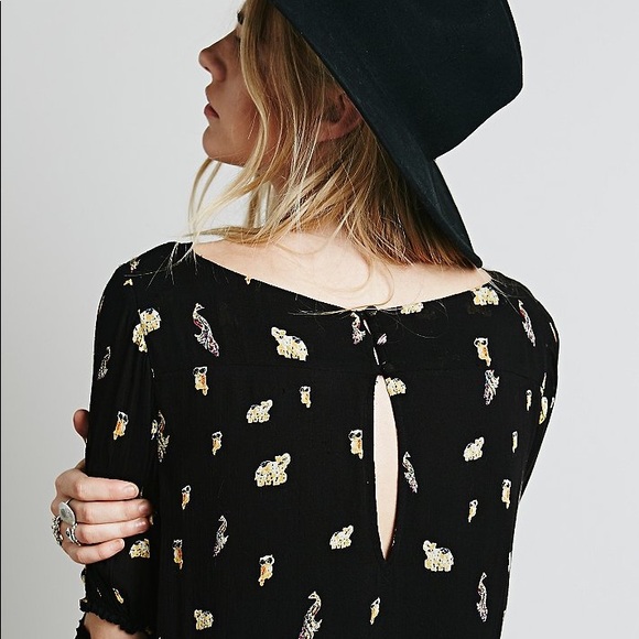 Free People New Romantics Wild Animal Print Dress - Picture 6 of 12
